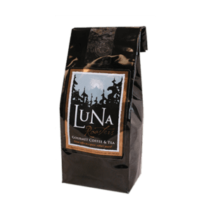 luna coffee custom printed labels