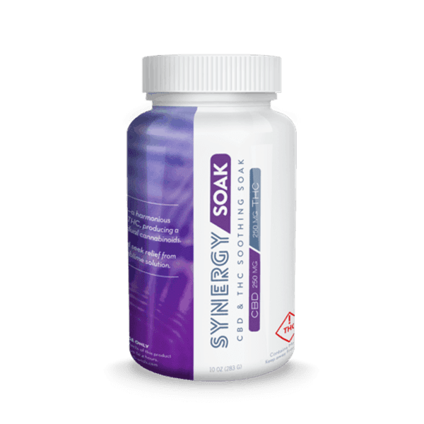 Custom labeled CBD wellness product Synergy Soak.