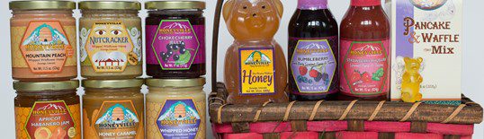 Custom Printed Honey Labels Example - Honeyville