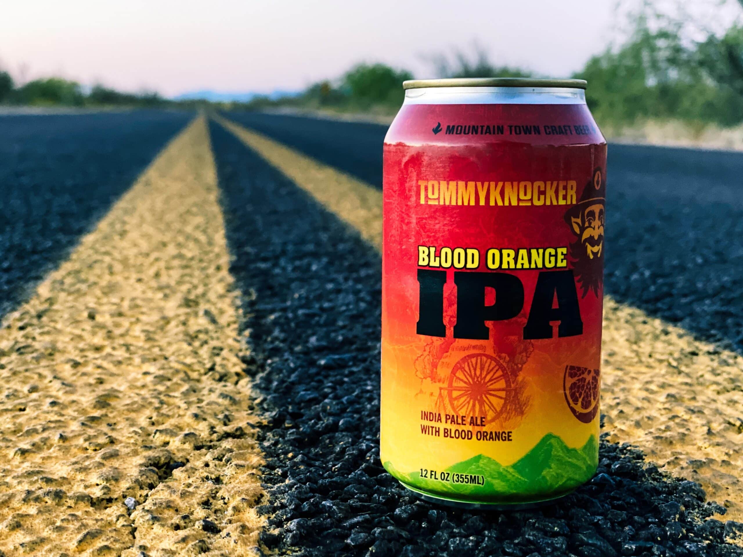 Tommy Knocker Blood Orange IPA Small Batch Craft Beer Shrink Sleeve