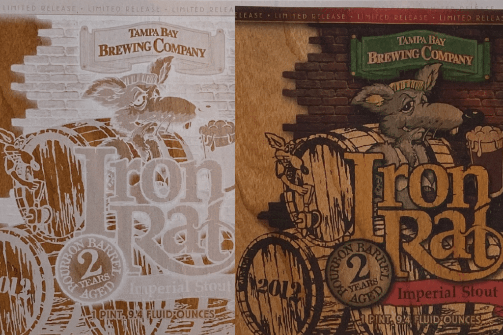 Iron Rat Tampa Bay Brewing Company - White Layer example
