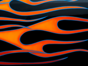 Flame decal
