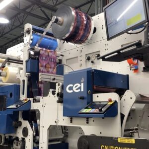 an image of a Domino CEI Digital Label Printing Press 