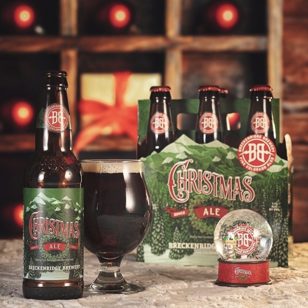 Breckenridge Brewery Custom Printed Labels Christmas Ale Columbine Label