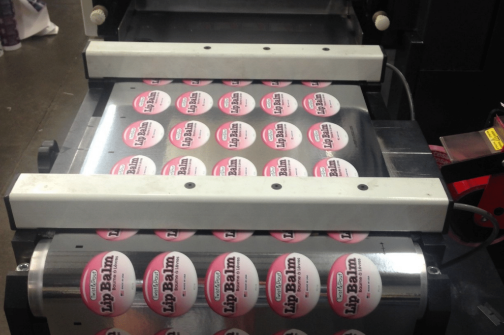 Lip Balm labels are being printed by Denver's leading label company.