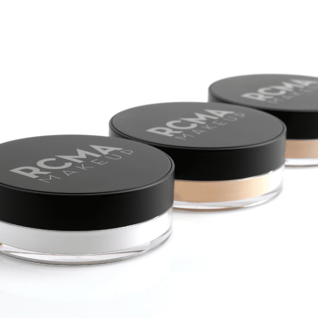 There are new lid labels on the makeup packaging from RCMA.