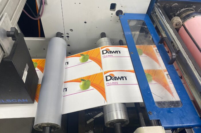 Dawn Foods Die Cut Label