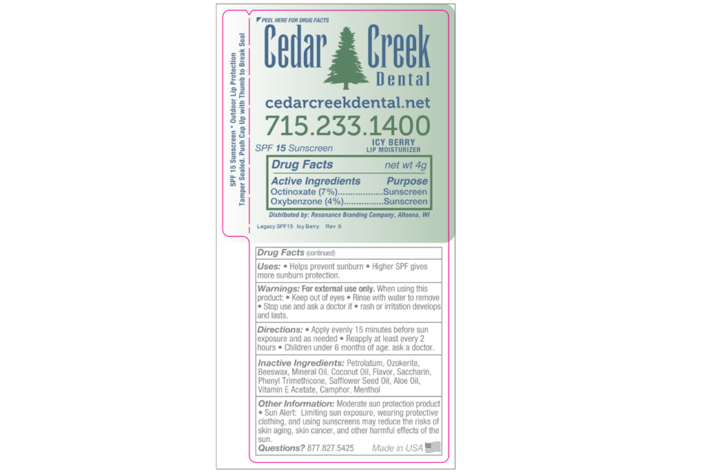 Columbine Label Die Line Example