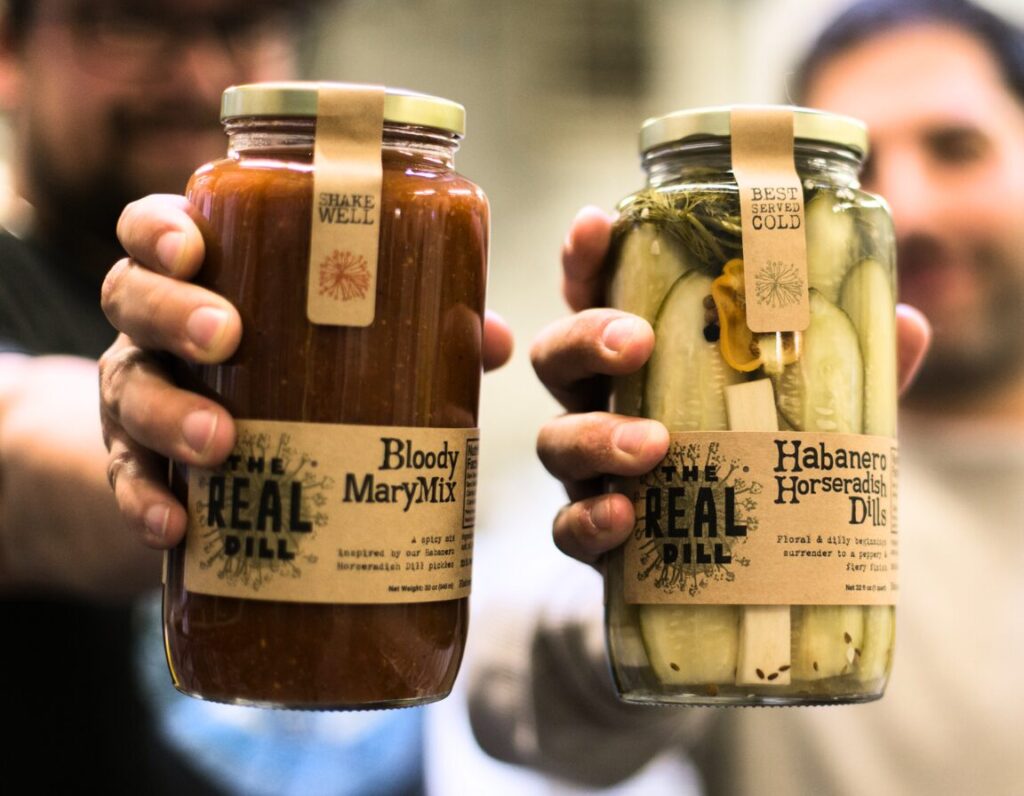 Natural Kraft Labels - pickles 2