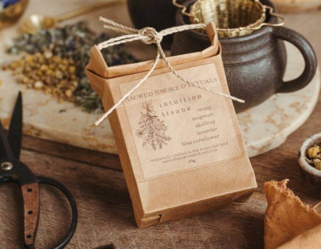 Natural Kraft Labels - smoke